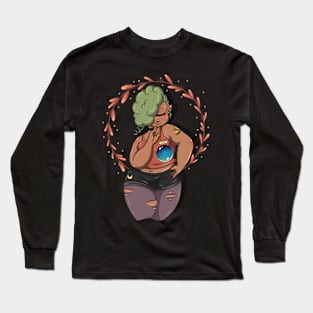 Green witch Long Sleeve T-Shirt